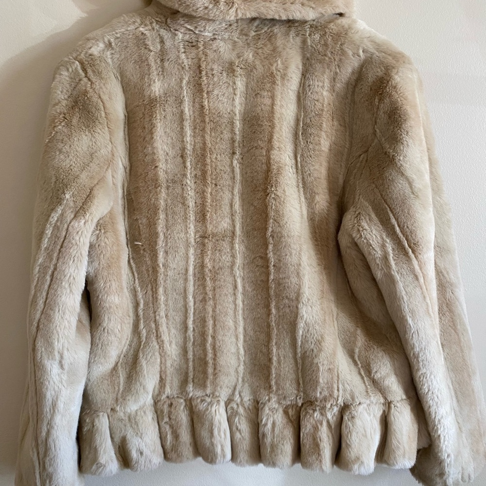 Vintage Faux Fur Cropped Coat